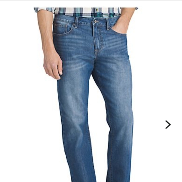 Men IZOD Comfort Stretch Straight Fit Jeans 36x30